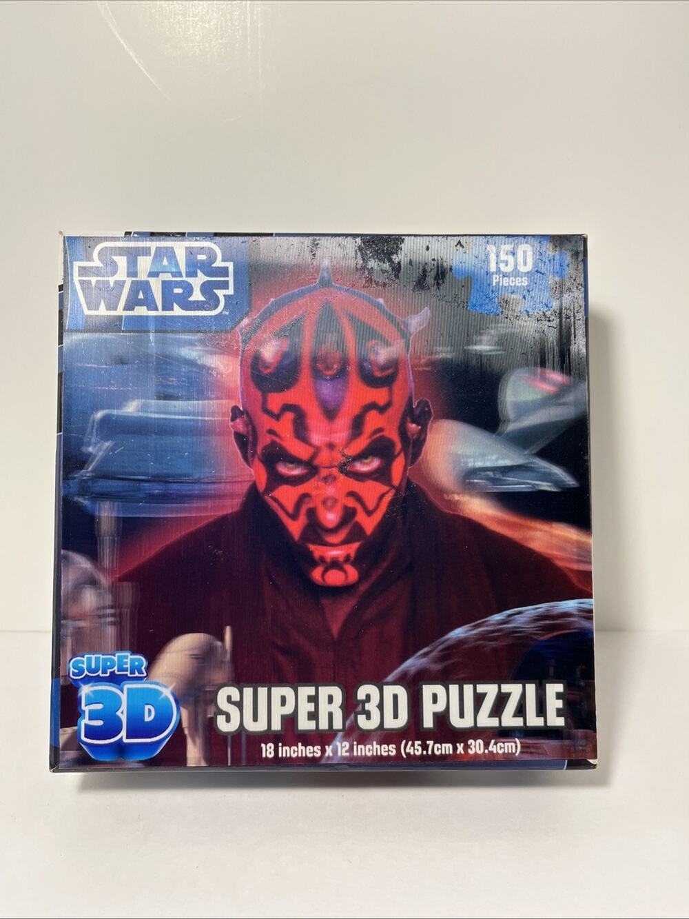 Star Wars Super 3D Puzzle Darth Maul Droids Original Factory NEW SEALED 18x12